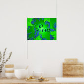Poster Christmas Poinsettia Green Lisa (Cuisine)