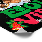 Poster Christmas Reindeer Santa Esol Vibes Funny Teacher  (Coin)