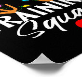 Poster Christmas Running Reindeer Runner Training Squad T (Coin)