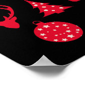 Poster Christmas Shapes  (Coin)