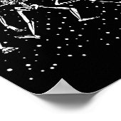 Poster Christmas Skeleton Dancing Funny Xmas (Coin)