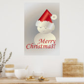 Poster Christmas Snowman (Cuisine)