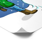 Poster Christmas Snowman (Coin)