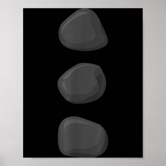 Poster Christmas Snowman Three Black Buttons Xmas Costume (Devant)