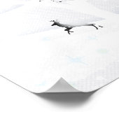 Poster Christmas Snowy Fairy Tale. Forêt Imaginair (Coin)