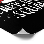 Poster Christmas Squad Light Red Santa Hat Family Matchin (Coin)