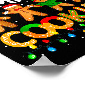 Poster Christmas Teacher Of Smart Cookies Funny Cute Ging (Coin)