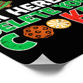 Poster Christmas Tech Suprt Delete Cookies Funny Xmas Men (Coin)