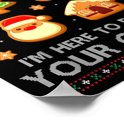 Poster Christmas Tech Suprt Here To Delete Cookies Ugly S (Coin)