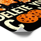 Poster Christmas Tech Suprt Here To Delete Cookies Xmas M (Coin)