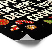 Poster Christmas Tech Suprt Here To Delete Cookies Xmas M (Coin)