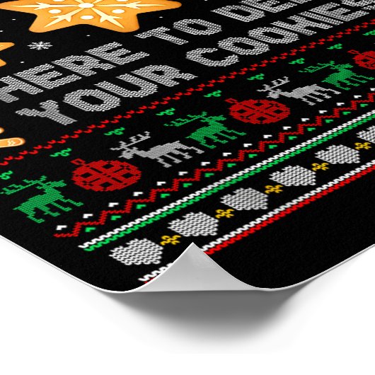 Poster Christmas Tech Suprt Here To Delete Cookies Xmas P (Coin)