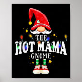 Poster Christmas The Hot Mama Gnome X-mas Matching Pjs  (Devant)