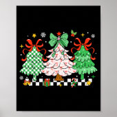 Poster Christmas Tis The Season Coquette Bow Christmas Tr (Devant)