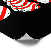 Poster Christmas Tree Cake Matching Family Party Pajama D (Coin)