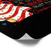 Poster Christmas Tree Cakes Coquette Bow Xmas Pajamas Hol (Coin)