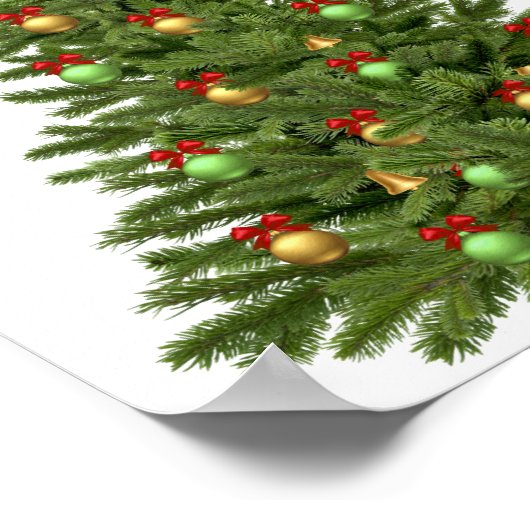 Poster Christmas Tree Holidays Christmas Bauble (Coin)