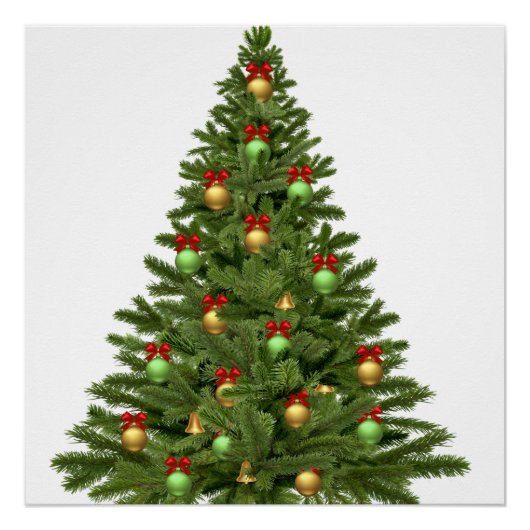 Poster Christmas Tree Holidays Christmas Bauble (Devant)