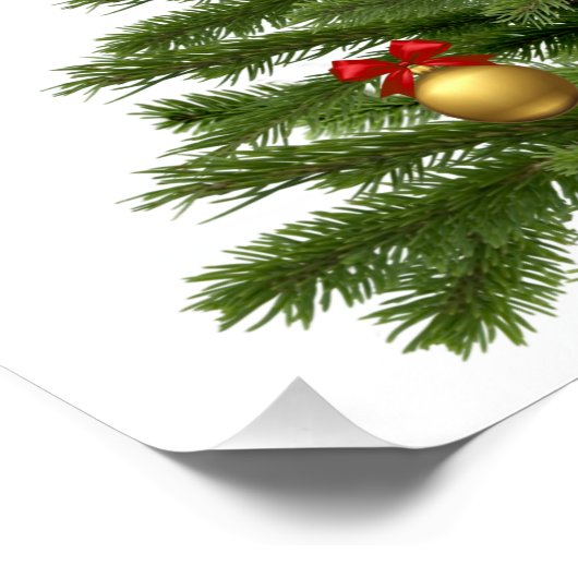 Poster Christmas Tree Holidays Christmas Bauble (Coin)