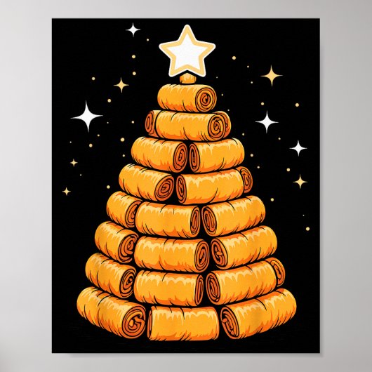 Poster Christmas Tree Luma Filino Spring Rolls (Devant)