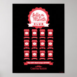 Poster Christmas Vacation Jelly of the Month Club