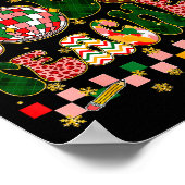 Poster Christmas Vibes Teacher Leopard Snowman Xmas Men W (Coin)