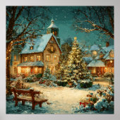 Poster Christmas Village (Devant)