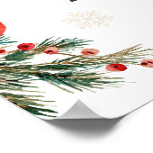 Poster  Christmas Winter Clothesline Santa Baby Shower (Coin)