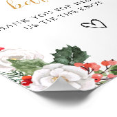 Poster Christmas Winter Pretzel Bar Bridal Shower Sign (Coin)