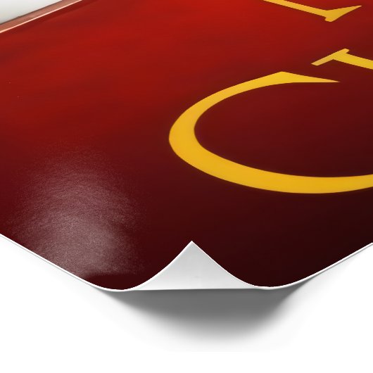 Poster Christmas with Cocker Spaniel (Coin)