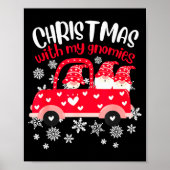 Poster Christmas With My Gnomies ,funny Christmas Pajamas (Devant)