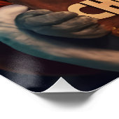 Poster Christmas with Pug (Coin)