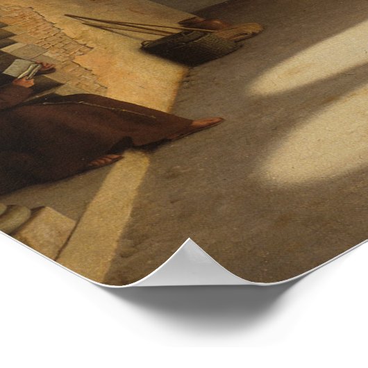 Poster Christoffer Wilhelm Eckersberg - Les Cloîtres (Coin)