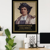 Poster Christophe Colomb (Bureau à domicile)