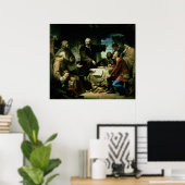 Poster Christophe Colomb dans le monastère de la (Bureau à domicile)