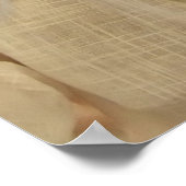 Poster Christophe LEROY Chemise blanche balcon bleu (Coin)