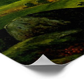 Poster Christopher Cranch : Courant Entre Les Pâturages (Coin)