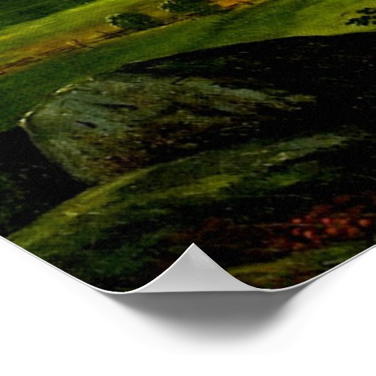 Poster Christopher Cranch : Courant Entre Les Pâturages (Coin)