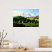 Poster Christopher Cranch : Courant Entre Les Pâturages (Cuisine)