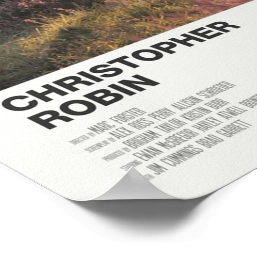 Poster christopher robin ivoire (Coin)
