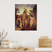 Poster Christs Baptême par Leonardo Da Vinci (Cuisine)