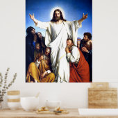 Poster Christus Consolator par Carl Bloch (Cuisine)