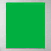 Poster Chroma couleur clé vert (Devant)
