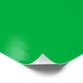 Poster Chroma couleur clé vert (Coin)
