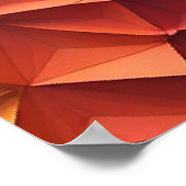 Poster Chroma Fold: Geometric Prism Gradient Abstract Art (Coin)