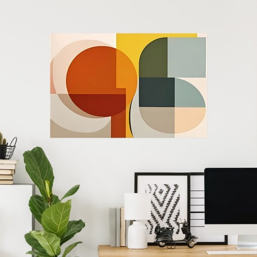 Poster Chromatic Balance (Bureau à domicile)