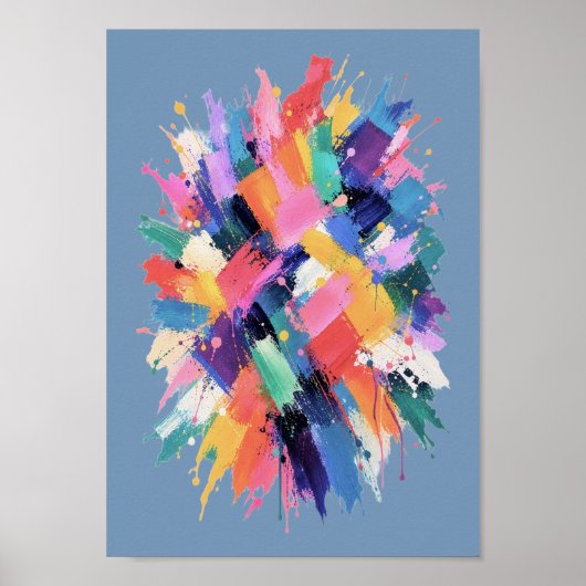Poster Chromatic Collision (Devant)
