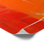 Poster Chromatic Crossroads Abstract Digital Painting (Coin)