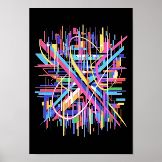 Poster Chromatic Velocity (Devant)