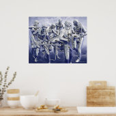 Poster Chromé (Cuisine)